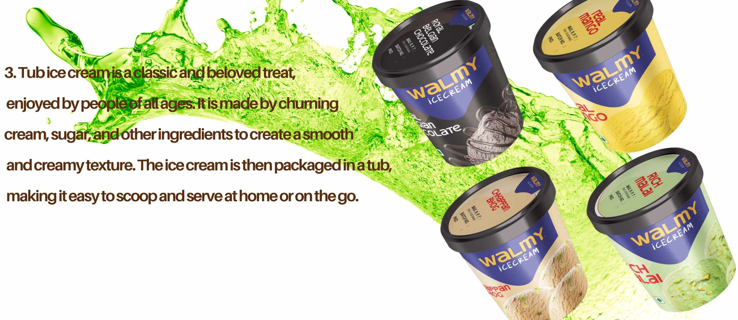 Walmy Ice Cream Tub